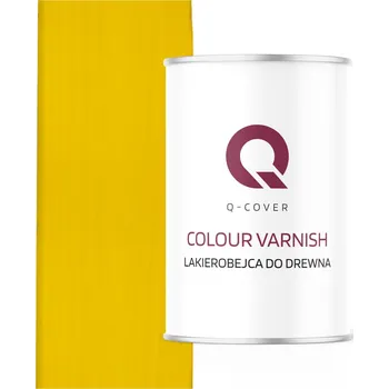 Lak na dřevo Lazurovací lak Q-COVER 1 l žlutý polomat