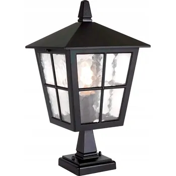 Venkovní osvětlení Obdélníkový osvětlovací sloupek Elstead Lighting patice E27, 38 cm, černý