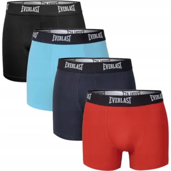 Spodní prádlo boxerky bavlněné Everlast, barevné, velikost L, 4-balení