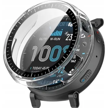 Pouzdro na mobilní telefon 2v1 POUZDRO + TVRZENÉ SKLO PRO AMAZFIT ACTIVE MAX CASE POUZDRO KRYT