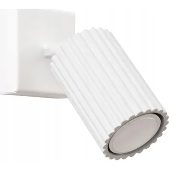 Nástěnné svítidlo Nástěnné svítidlo jednoduché KARBON bílé s pohyblivým stínidlem na GU10 SOLLUX