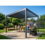 Hliníková bioklimatická pergola LANITPLAST PREMIUM 4x3 m LG4089