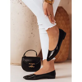 Dámské polobotky ILLARI dámské baleríny s hroty černé FashionStreet ZY0772 38