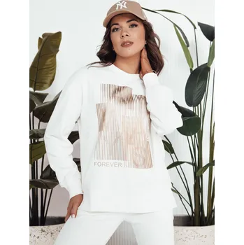 Dámská mikina FEMMES dámská mikina bílá FashionStreet BY1281 S