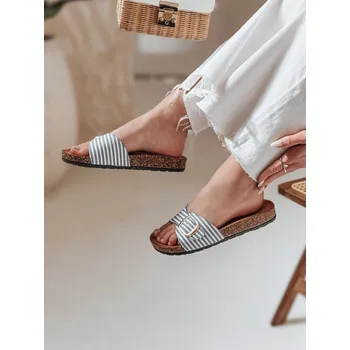 Dámské polobotky Dámské korkové žabky KORKISTI blue FashionStreet ZY0916 39