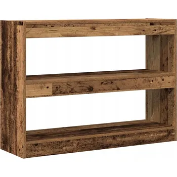 Knihovna Regál VidaXL 100 cm x 72 cm x 30 cm dřevo retro