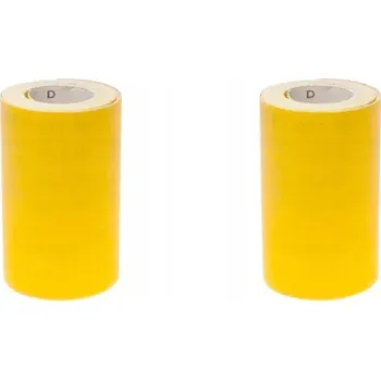 Brusný papír BRUSNÝ PAPÍR ROLE ŽLUTÝ YELLOW 115mm x 5m METRY P120 GERMA FLEX