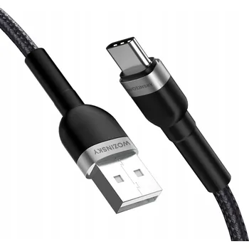 Datový kabel Kabel Wozinsky USB - USB typ C 2 m černý