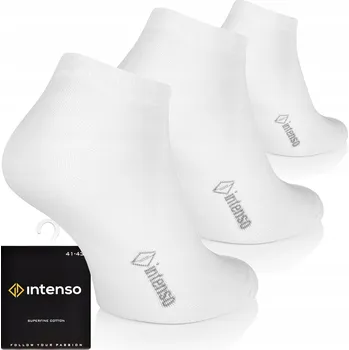 Pánské ponožky Ponožky Intenso 0570_3PAK bílé, velikost 41-43