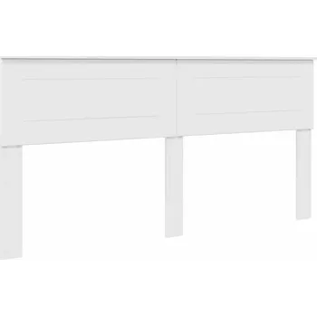 Čelo postele Lesklá bílá 180 cm Materiál dřevotříska