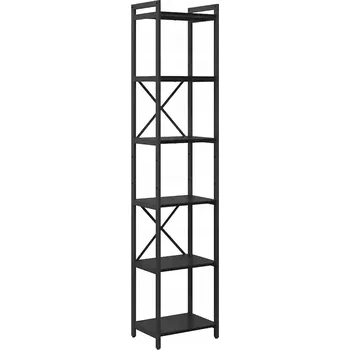 Knihovna Dřevěná police VidaXL 30 x 40 cm dub černý