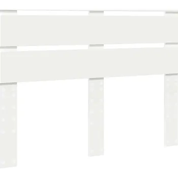 Čelo postele s čelo Bílá 135 cm kompozitní dřevo