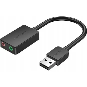 Externí zvuková karta USB 2.0 TRS Vention CDYB0, 2 porty, 0.15m
