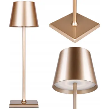 Lampička Stolní lampa Solio LED 4000K akumulátor zlatá