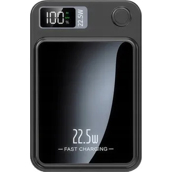 Powerbanka MAGNETICKÁ BEZDRÁTOVÁ POWERBANKA 10000MAH S LED PRO IPHONE, ANDROID A TABLET