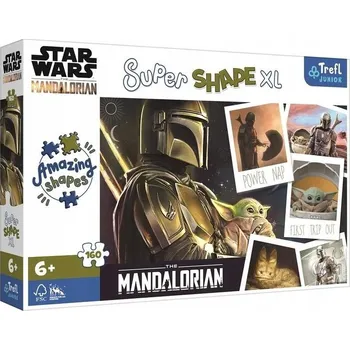 Puzzle TREFL Puzzle 160 Super Shape XL Mandalorian 50035