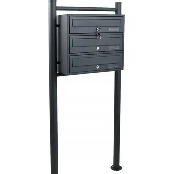 Poštovní schránka Poštovní schránka euroschránka, vhoz Bituxx šedá