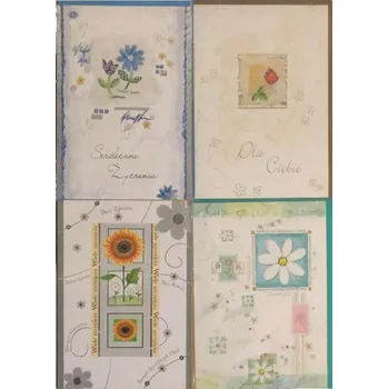 Obálka Přání B6 zlacené + obálka mix Panorama