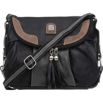 Kabelka Charm & Shape kabelka přes rameno eko kůže černá