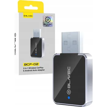 Bluetooth adaptér Adaptér CarPlay Android Auto Bezdrátový Blavec Bluetooth Wifi USB + Typ C