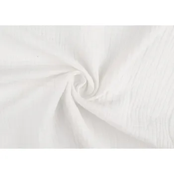 Pro útulný domov látka Mušelín BÍLÝ