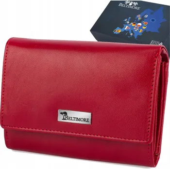 Peněženka Beltimore dámská peněženka z pravé kůže červená