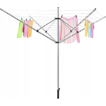 Sušák na prádlo OTOČNÝ ZAHRADNÍ SUŠÁK NA PRÁDLO 4 RAMENA 50 m