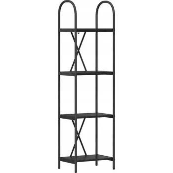 Knihovna Dřevěná police VidaXL 40 x 30 cm dub černý