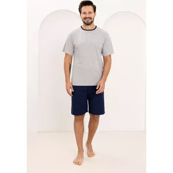 PÁNSKÉ PYŽAMO 508 W/26 bledá melanž XL