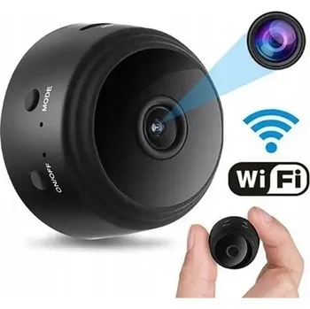 Mini kamera pro monitoring WiFi Full HD 150° skrytá detekce pohybu noční vidění