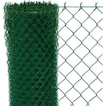 Poplastované pletivo se zapleteným drátem zelené 2,5 x 50 mm, 1,25 x 25 m