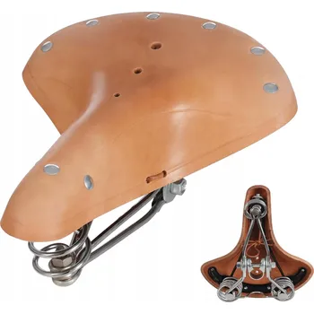Sedlo na kolo Sedlo na kolo, retro kožené sedlo na kolo z hovězí kůže