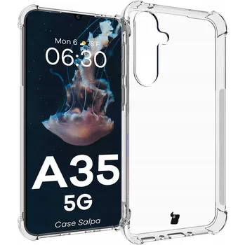 Pouzdro na mobilní telefon Zadní Kryt Bizon pro Samsung Galaxy A35 5G bezbarvý