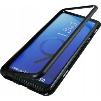 Pouzdro na mobilní telefon Flipové pouzdro Erbord pro Samsung Galaxy S9 Plus, černé