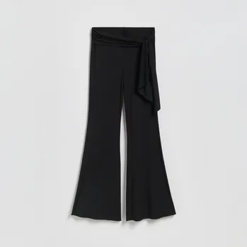 Dámské kalhoty Reserved - Kalhoty s&nbsp;příměsí viskózy - černý - 929HS-99X - 929HS-99X-XL