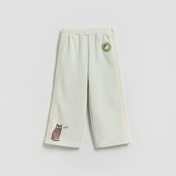 Reserved - Kalhoty Pucio - bledá zelená - 800HN-07X - 800HN-07X-110