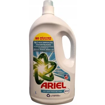 Prací gel Ariel universal+ Febreze prací gel 80 praní 4 l
