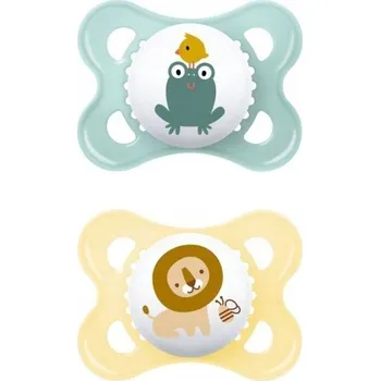 dudlíky Dudlík Mam ortodontický silikonový 2 m +