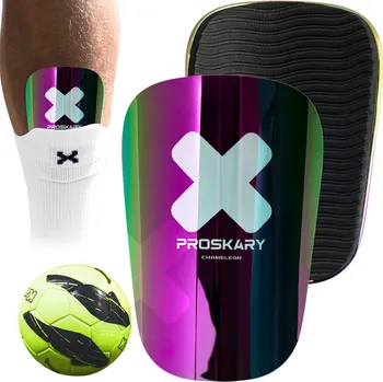 Hokejový chránič holeně Chrániče holení Proskary Chameleon 10,5x7 cm, 2 ks