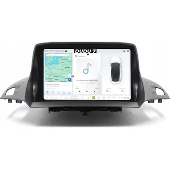 GPS navigace AUTORÁDIO NAVIGACE GPS FORD KUGA 2013-2017 ANDROID DUDU7 QLED 6/64GB