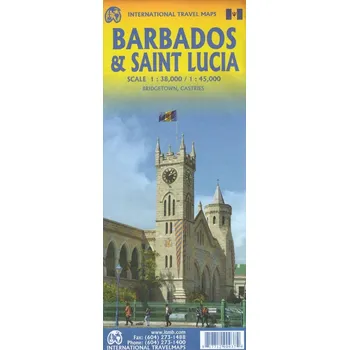 Barbados & Saint Lucia 1:38 000/1:45 000 Kolektiv autorů