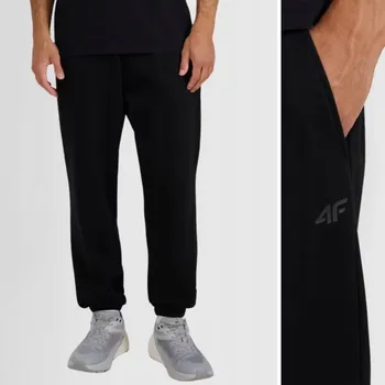 4F pánské tepláky SPMD černé, velikost L