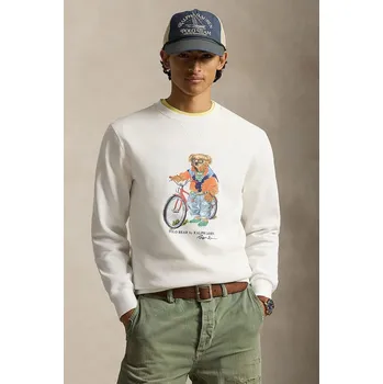 Pánská mikina Mikina Polo Ralph Lauren 710B14616 bílá 00X, vel. L