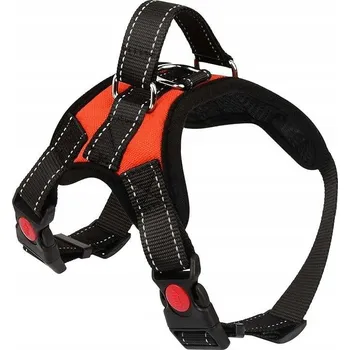 Postroj pro psa Postroj pro psa s úchytem, Nastavitelný, Oranžový, Velikost XL