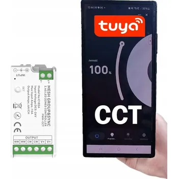 LED páska Rádiový stmívač pro LED COB CCT pásky s WIFI TUYA, zónový