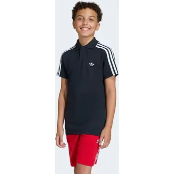 Chlapecké tričko Dětská bavlněná polokošile adidas Originals KE2952 černá 99X, vel. 164