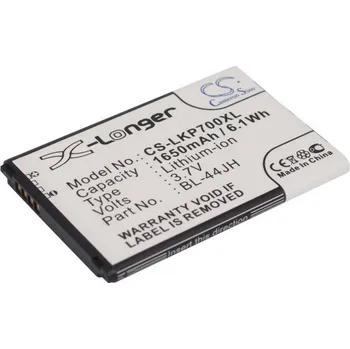 Baterie pro mobilní telefon Baterie Cameron Sino CS-LKP700XL, Li-Ion, 1650