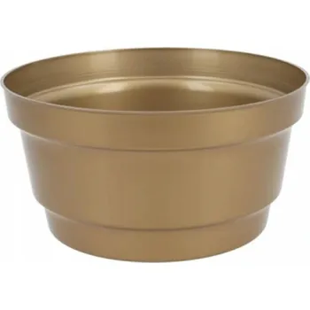 Květináč KVĚTINÁČ NA HROB KULATÝ PLASTOVÝ KVĚTINÁČ NA DEKORACE