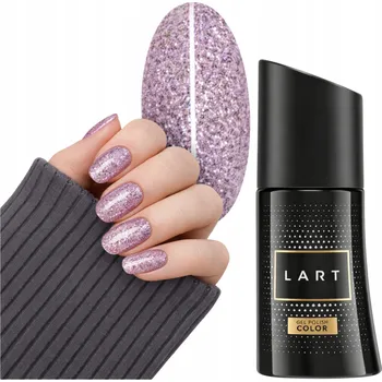 Lak na nehty Hybridní lak na nehty LART 8ml BALLERINA 031 Manikúra Třpytivá Růžová