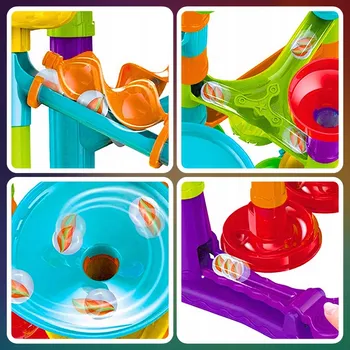 ostatní stavebnice STAVEBNICE KULIČKOVÁ DRÁHA KULODROM STAVEBNICE KREATIVNÍ SADA 113 DÍLKŮ DÁREK